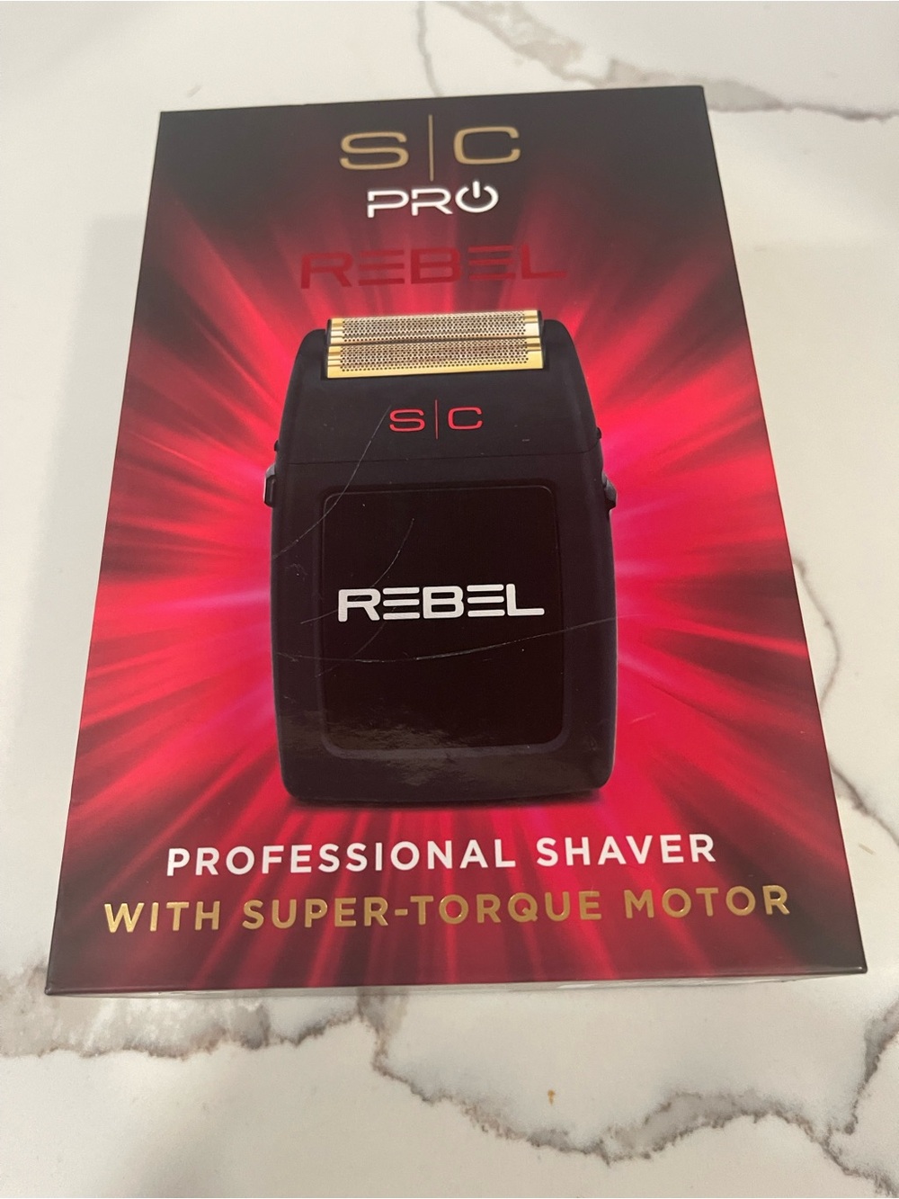 Rebel Professional Shaver - Black & Gold